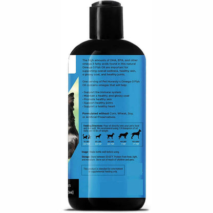 Nutrivibe Pet Salmon Fish Oil supports pets’ skin, coat, joint mobility, and overall vitality with natural omega-3s.