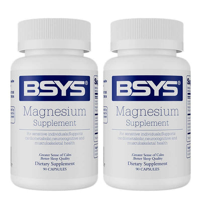 NUTRIVIBE Magnesium Supplements support sleep, anxiety relief, muscle relaxation, heart health, blood sugar balance, and cognitive function.