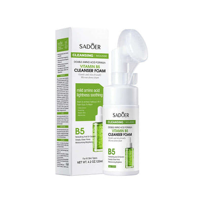 NUTRIVIBE Hyaluronic Acid Amino Acid Cleansing Mousse gently cleanses, hydrates, and refreshes skin while maintaining elasticity and promoting a radiant complexion.