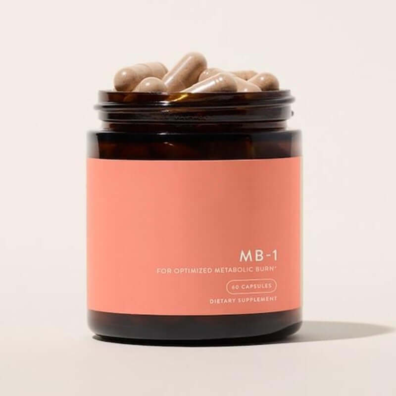 NUTRIVIBE 60 Burner Capsules in a jar, designed for energy and fat support, promoting natural metabolism.