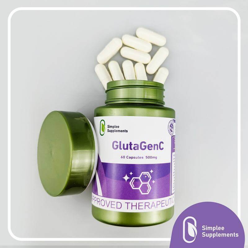NUTRIVIBE Glutathione Capsules promote skin health, detox support, and antioxidant protection for overall wellness.