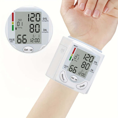 Nutrivibe Wrist Blood Pressure Monitor provides accurate and convenient measurement of blood pressure and heart rate with an easy-to-use wrist device.