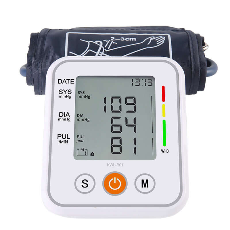 Nutrivibe Upper Arm Blood Pressure Monitor provides accurate and convenient home measurement of systolic and diastolic blood pressure and pulse rate.