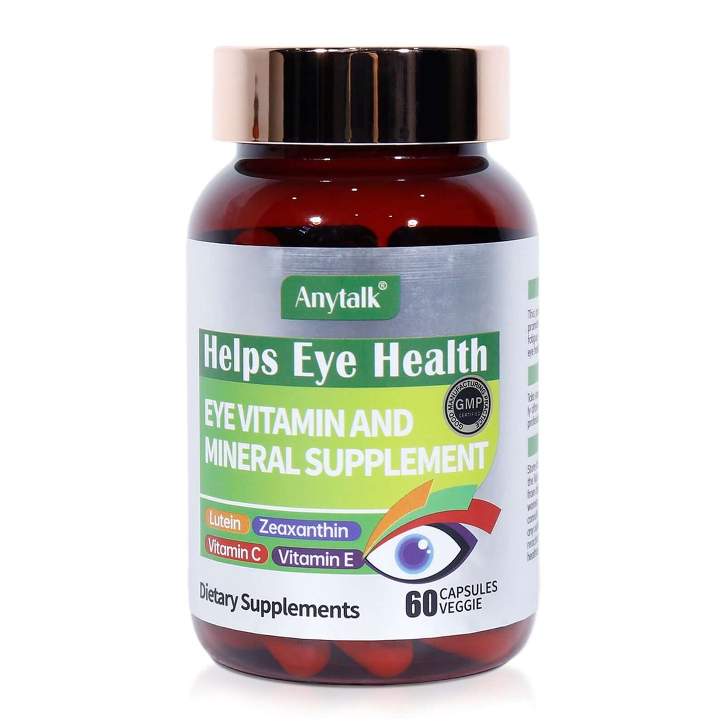 NUTRIVIBE Eye Support provides key vitamins & minerals for vision, eye strain & long-term eye health. Protect your sight with NUTRIVIBE every day.