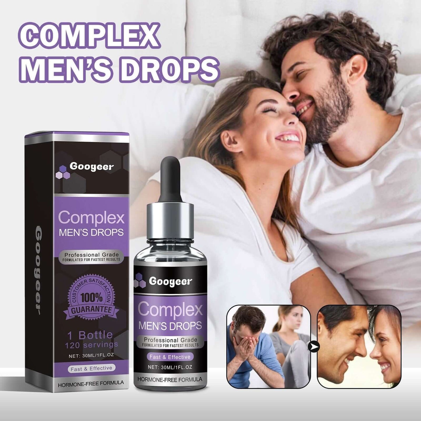 NUTRIVIBE Googeer Complex Men’s Drops support strength, stamina, and energy balance, providing natural daily care for men’s wellness and performance.