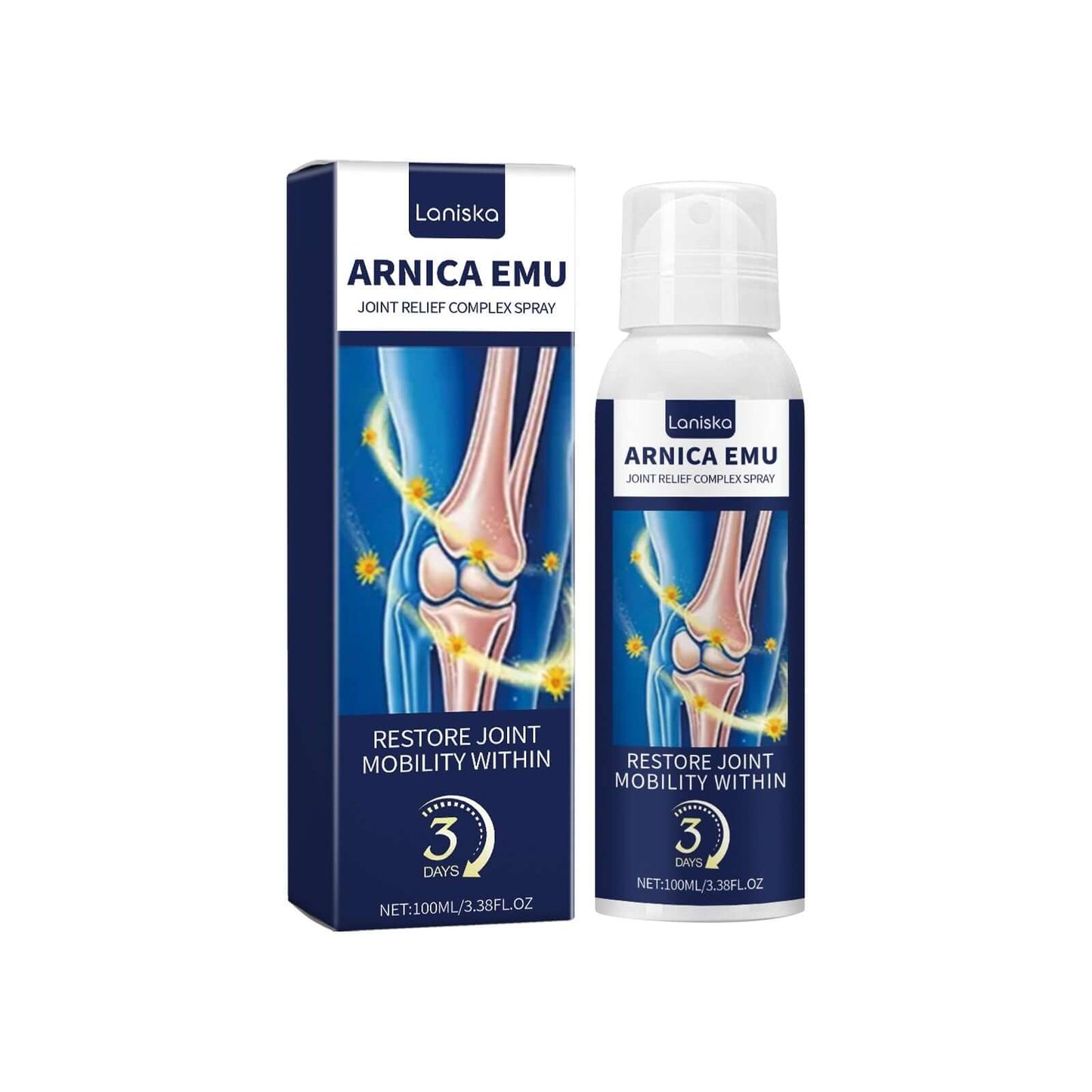 NUTRIVIBE Joint Relief Complex Spray eases stiffness, promotes flexibility, and provides fast, targeted comfort for daily joint and muscle wellness.