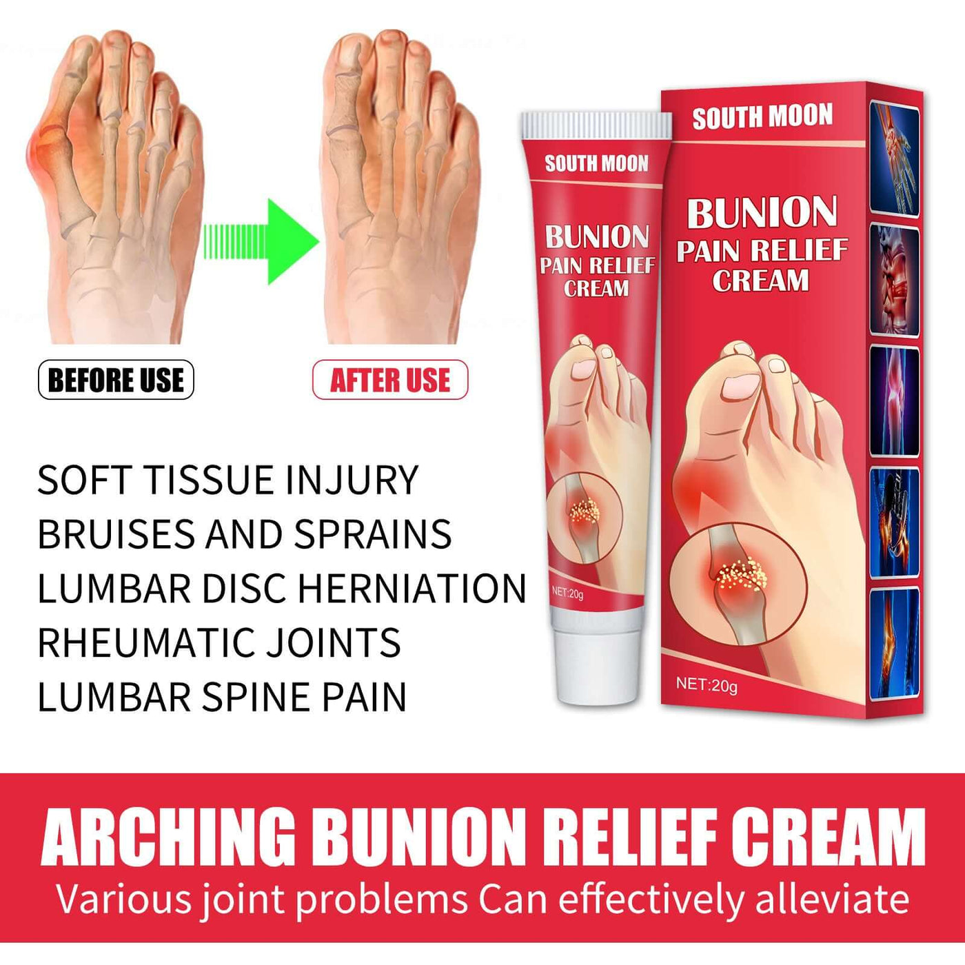 Nutrivibe Joint Pain Cream Body Care Waist Hamstring Bone Health Cream relieves stiffness, supports mobility, and nourishes bone and muscle health.