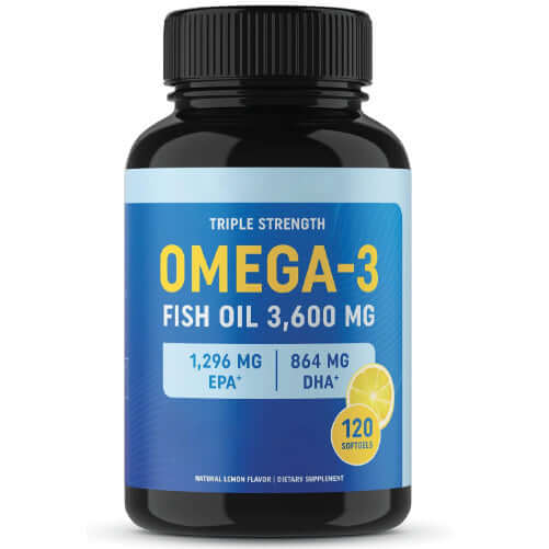 Nutrivibe Fish Oil Soft Capsule Lemon Flavor delivers omega-3 support for heart, brain, and joint health in a refreshing taste.