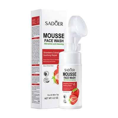 NUTRIVIBE Hyaluronic Acid Amino Acid Cleansing Mousse gently cleanses, hydrates, and refreshes skin while maintaining elasticity and promoting a radiant complexion.