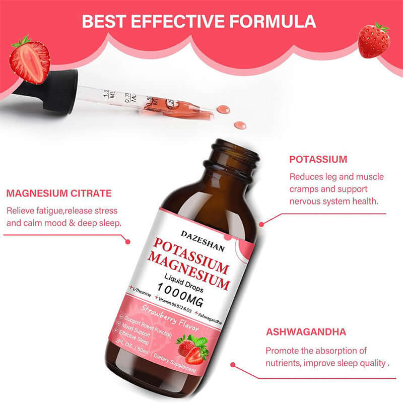 Nutrivibe Potassium Magnesium Drops support hydration, skin balance, and natural tanning for a healthy glow.