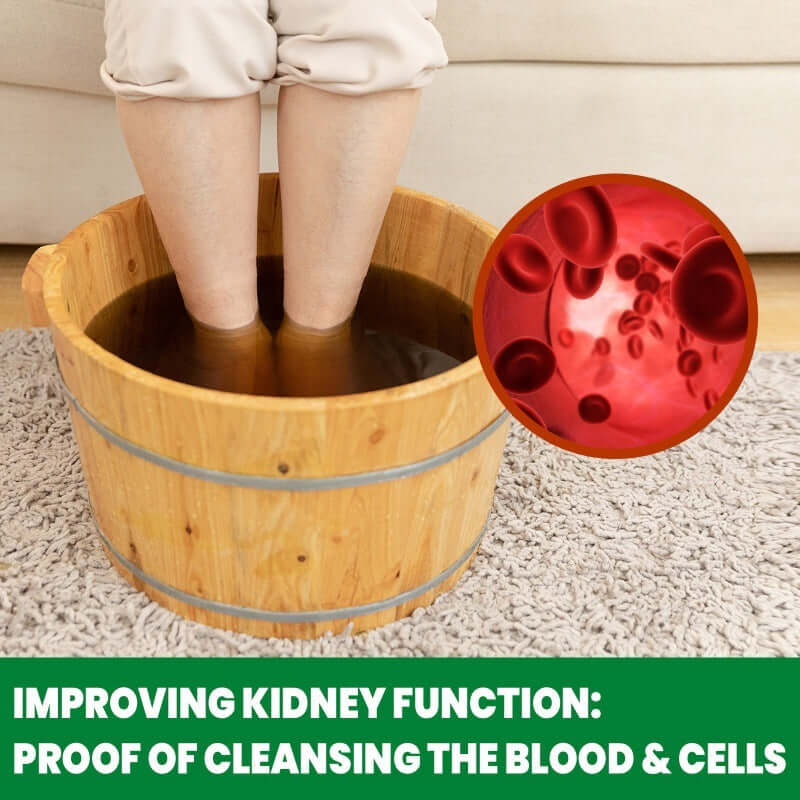 NUTRIVIBE Warm Kidney Foot Bath Bag removes moisture, promotes relaxation, and supports restful sleep naturally.