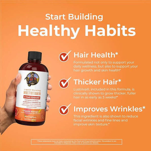 NUTRIVIBE Liquid Multivitamin Drops offer fast-absorbing nutrients for energy, immunity & focus. Easy-to-take. Compare to MaryRuth’s formula.