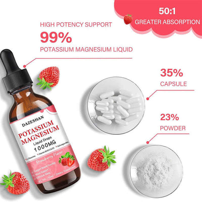 Nutrivibe Potassium Magnesium Drops support hydration, skin balance, and natural tanning for a healthy glow.