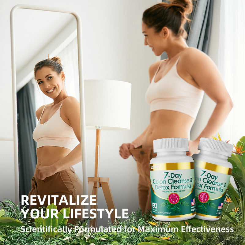 NUTRIVIBE 7-Day Colon Cleanse & Detox Capsules support digestive wellness, promote toxin removal, and enhance gut health naturally