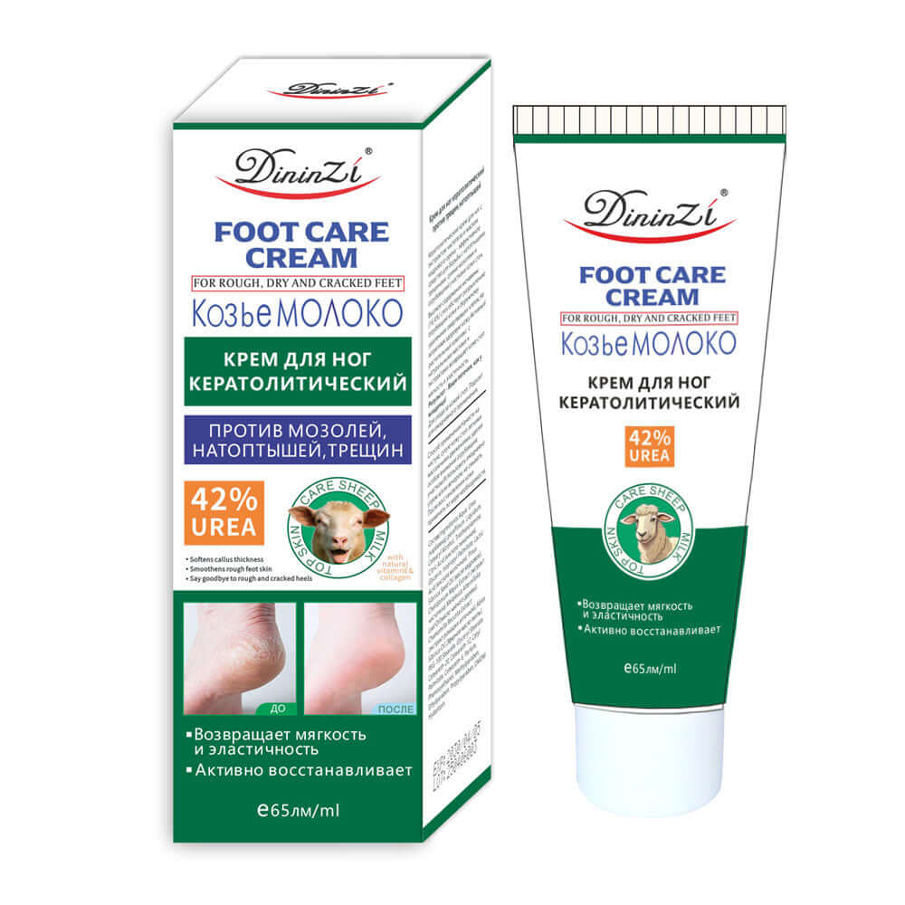 Nutrivibe Foot Cream with squalane and fish oil repairs cracks, deeply moisturizes, and restores softness to dry feet.