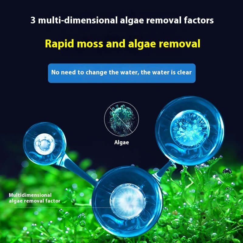 Nutrivibe Fish Tank Algaecide is a safe and effective solution to control algae in aquariums and ponds while maintaining a healthy aquatic environment.
