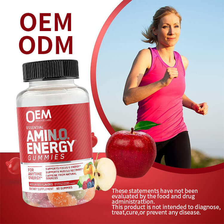 NUTRIVIBE Amino Acid Energy Soft Candy boosts energy, supports muscle recovery, and enhances stamina with a tasty, convenient daily supplement.