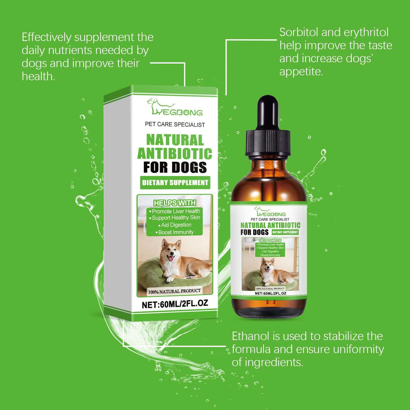 NUTRIVIBE Dietary Supplements for Pets and Dogs support energy, vitality, joint health, and overall wellness with natural, safe, and high-quality ingredients
