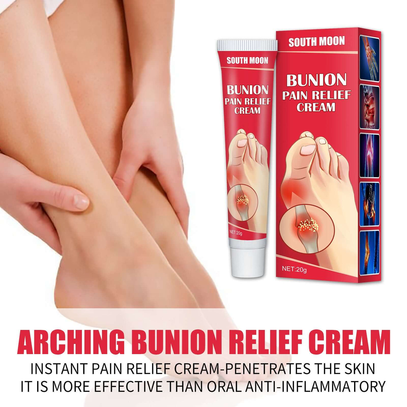Nutrivibe Joint Pain Cream Body Care Waist Hamstring Bone Health Cream relieves stiffness, supports mobility, and nourishes bone and muscle health.